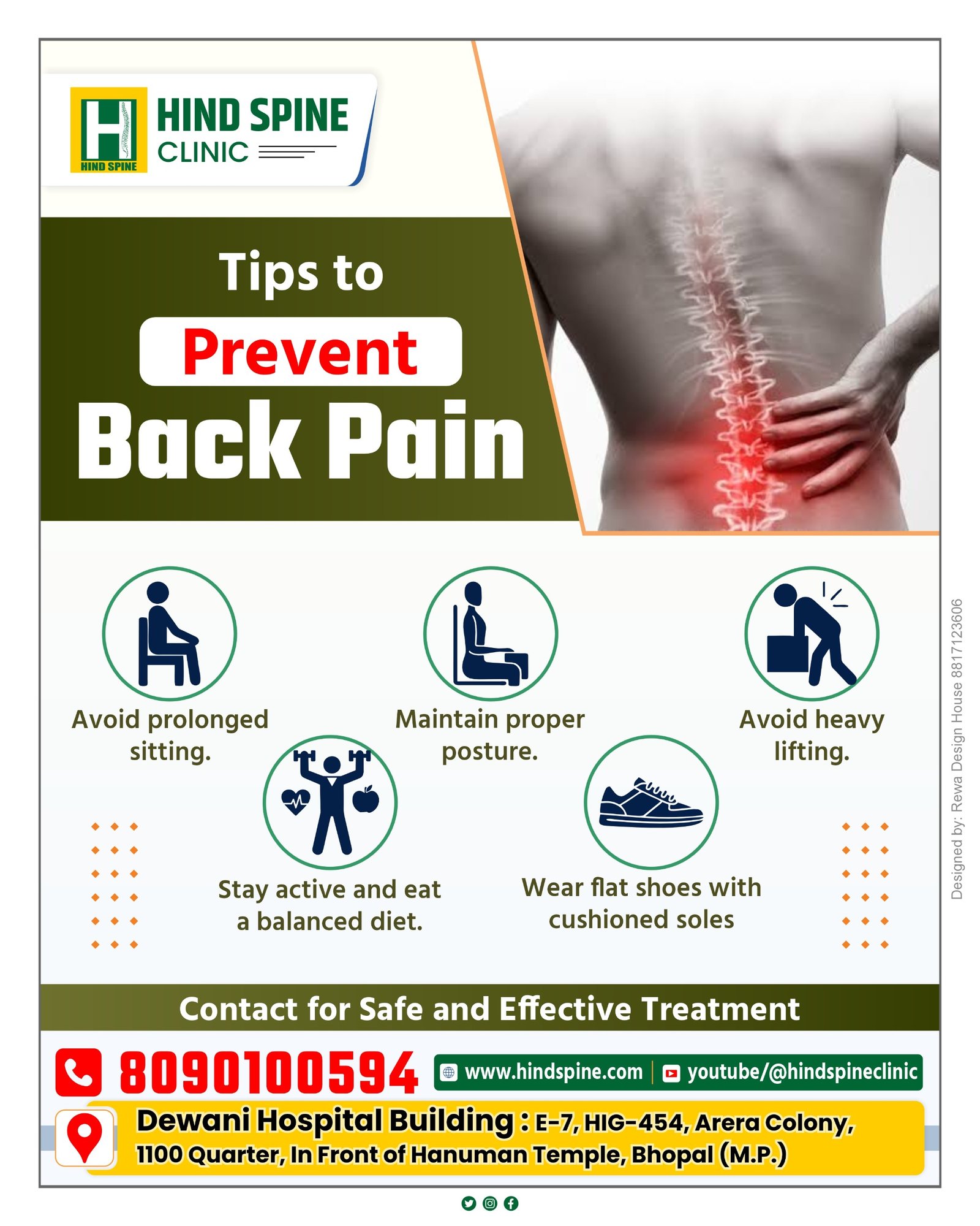 Tips to Prevent Back Pain: Simple Steps for a Healthier Spine | Hind Spine Clinic