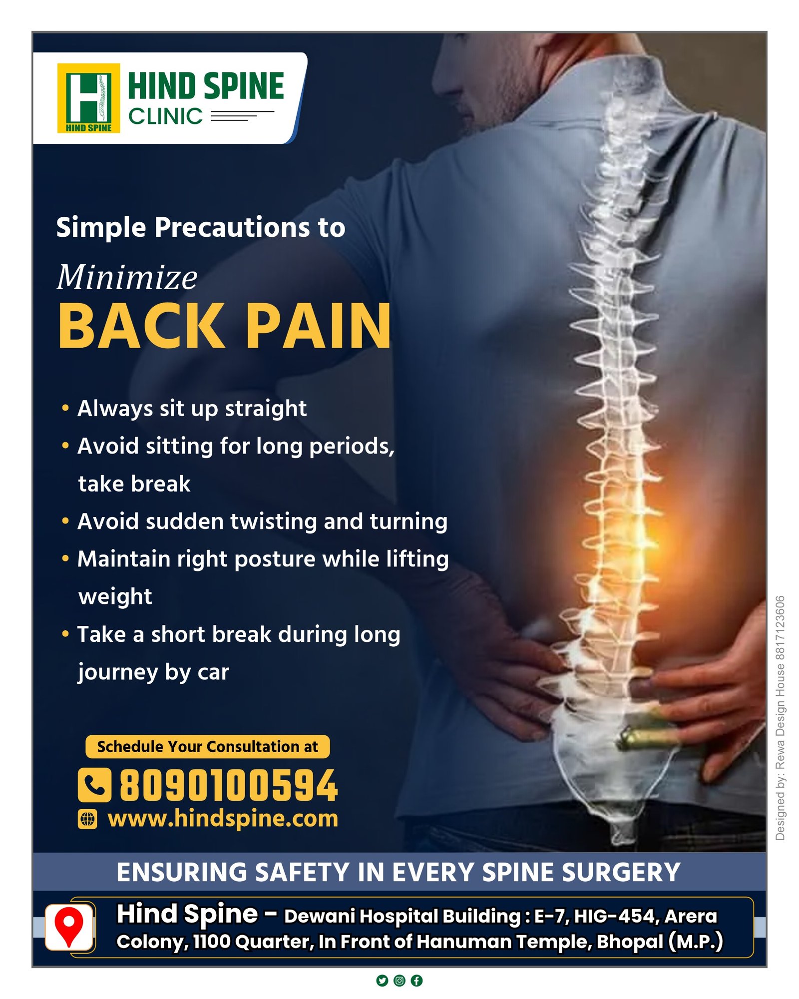 Back Pain Treatment Doctors In Bhopal | Hind Spine