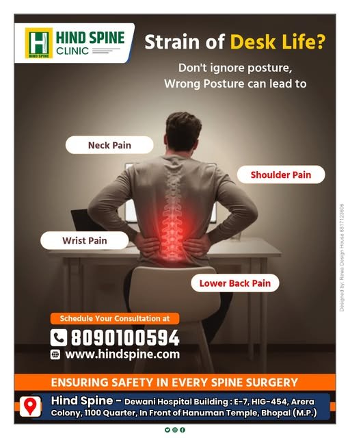 desk job posture problems causing neck pain